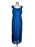 Anthropologie 100% Polyester Blue Cocktail Dress Size L - photo 1