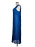 Anthropologie 100% Polyester Blue Cocktail Dress Size L - photo 5