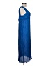 Anthropologie 100% Polyester Blue Cocktail Dress Size L - photo 4
