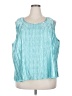 Unbranded Teal Sleeveless Blouse Size 24W - photo 1