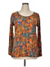 Lularoe Orange Long Sleeve Blouse Size XL - photo 1