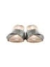 Enzo Angiolini Metallic Silver Black Sandals Size 7 - photo 2