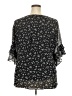 Assorted Brands Stars Black 3/4 Sleeve Blouse Size XXL - photo 2