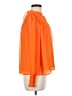 1.State 100% Polyester Orange Long Sleeve Blouse Size M - photo 4