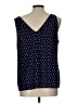 CAbi Blue Black Sleeveless Blouse Size L - photo 2