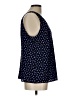 CAbi Blue Black Sleeveless Blouse Size L - photo 4