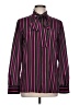 Akris Punto 100% Silk Stripes Pink Purple Blouse Size 10 - photo 1