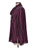 Akris Punto 100% Silk Stripes Pink Purple Blouse Size 10 - photo 5