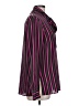 Akris Punto 100% Silk Stripes Pink Purple Blouse Size 10 - photo 4