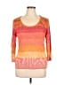Etcetera Orange 3/4 Sleeve Top Size XL - photo 1