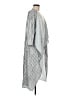 Lularoe 100% Polyester Silver Kimono Size M - photo 4