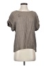 MELLODAY Gray Short Sleeve Blouse Size M - photo 1