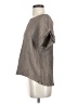 MELLODAY Gray Short Sleeve Blouse Size M - photo 5