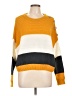 Polly & Esther 100% Acrylic Color Block Yellow Pullover Sweater Size L - photo 1
