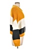 Polly & Esther 100% Acrylic Color Block Yellow Pullover Sweater Size L - photo 4
