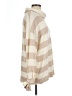 Sweet Claire Stripes Tan Turtleneck Sweater Size L - photo 4