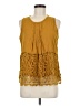 Unbranded Gold Sleeveless Blouse Size M (estimated) - photo 1