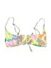 Unbranded Floral Green Swimsuit Top Size XXS (estimated) - photo 1