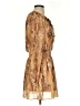 Socialite 100% Polyester Animal Print Brown Cocktail Dress Size S - photo 4