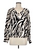 .OBJECT Ivory Black Long Sleeve Blouse Size EU 38 / US 8 - photo 1