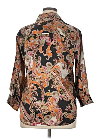 L'Agence 3/4 Sleeve Button-Down Shirt (view 2)