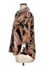 L'Agence Paisley Brown 3/4 Sleeve Button-Down Shirt Size XL (4) - photo 5