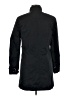 Old Navy 100% Polyurethane Black Trenchcoat Size M - photo 2