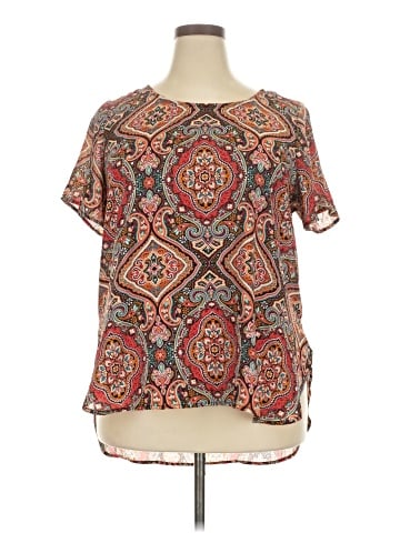 Eyelash Couture Short Sleeve Blouse (view 1)