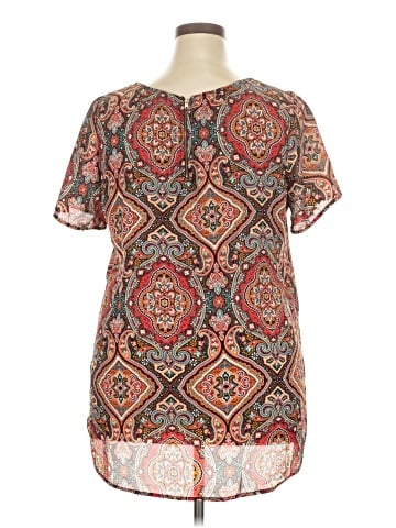 Eyelash Couture Short Sleeve Blouse (view 2)