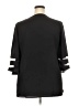 Unbranded 100% Polyester Black 3/4 Sleeve Blouse Size XXL - photo 2