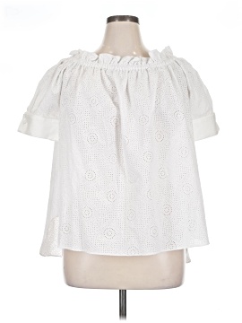 Adam Lippes Short Sleeve Blouse (view 1)