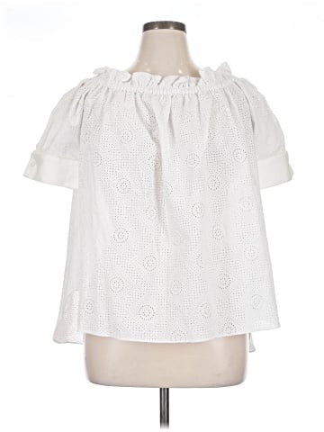 Adam Lippes Short Sleeve Blouse (view 1)