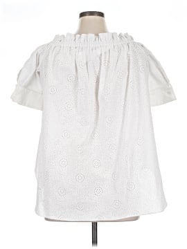 Adam Lippes Short Sleeve Blouse (view 2)
