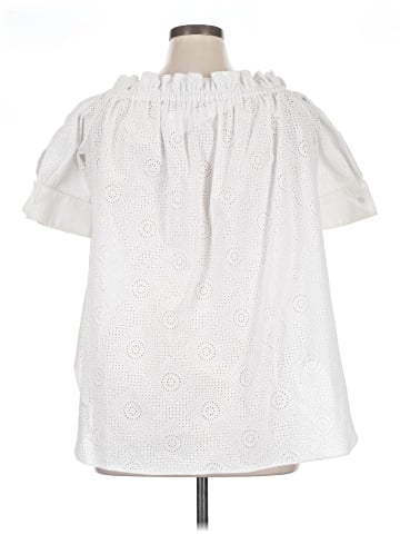 Adam Lippes Short Sleeve Blouse (view 2)