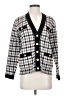 Ann Taylor Checkered-gingham Black Cardigan Size S - photo 1