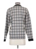 Ann Taylor Checkered-gingham Black Cardigan Size S - photo 2