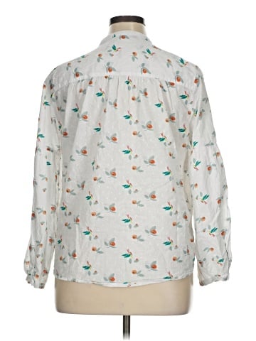 dip Long Sleeve Blouse (view 2)