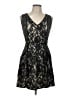 Alya 100% Nylon Black Cocktail Dress Size L - photo 1