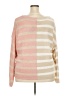 Torrid Stripes Tan Pink Cardigan Size 2X Plus (2) - photo 2