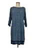 MICHAEL Michael Kors Tweed Blue Casual Dress Size M - photo 1