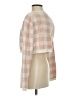 Papermoon Checkered-gingham Pink Ivory Pullover Sweater Size S - photo 1