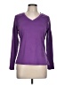 Apex 100% Polyester Purple Long Sleeve T-Shirt Size L - photo 1