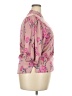 Unbranded Floral Pink 3/4 Sleeve Blouse Size XXL (estimated) - photo 4