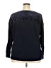 Bobeau Solid Blue Sweatshirt Size 2X - photo 2