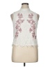 Miss Chievous Ivory Sleeveless Blouse Size XL - photo 1