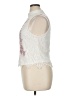 Miss Chievous Ivory Sleeveless Blouse Size XL - photo 5