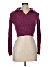Knit Mix Burgundy Pullover Sweater Size M - photo 1