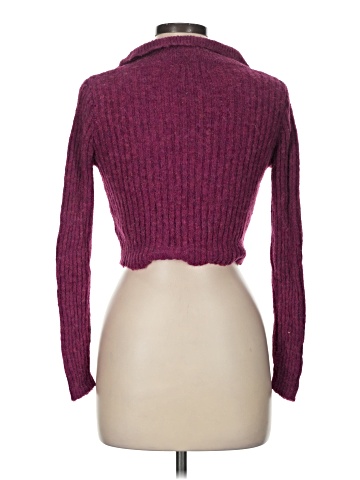 Knit Mix Pullover Sweater (view 2)