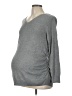 Isabel Maternity Gray Pullover Sweater Size L - photo 1