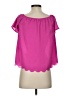 Alya 100% Polyester Pink Short Sleeve Blouse Size S - photo 2